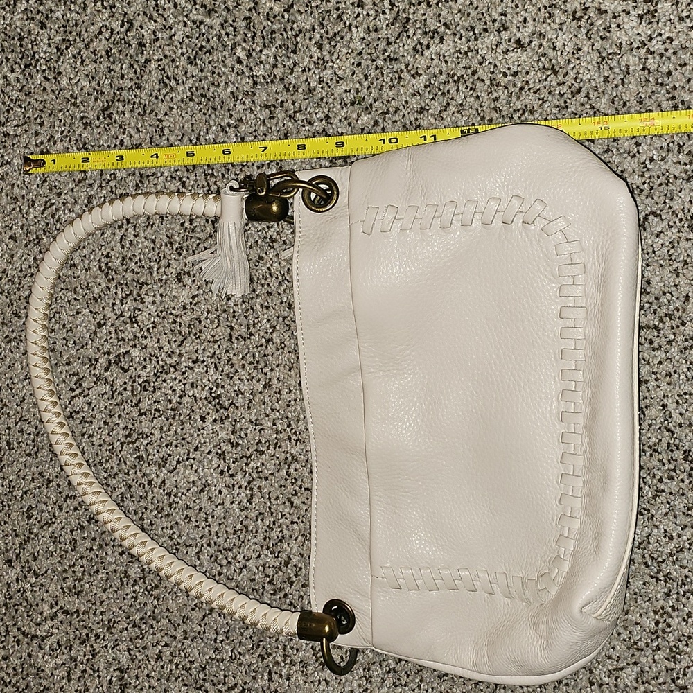 The Sak Creamy White Elegant White Boho Leather Handbag - Picture 6 of 7